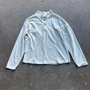 LL Bean Sherpa Fleece Womens M Soft Winter Layer Zip Front